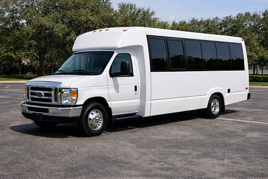 18-passenger minibus available for charter in Napa, CA