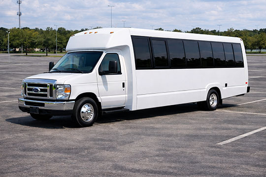 25-passenger minibus available for charter in Napa, CA